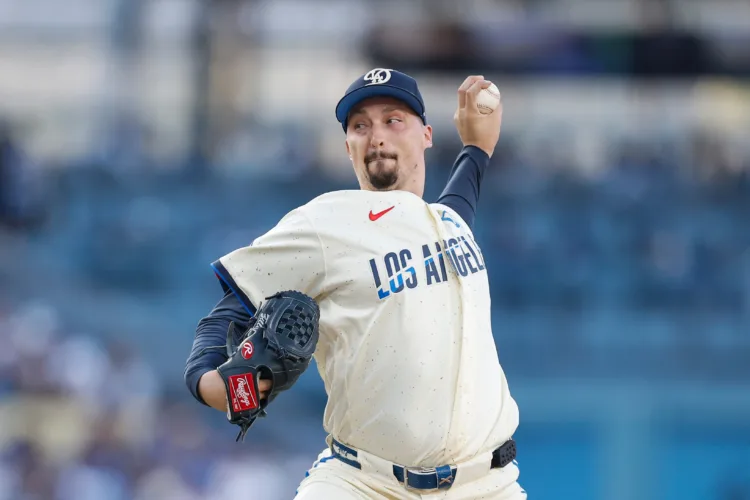Dodgers getting back star pitcher Snell on Tuesday